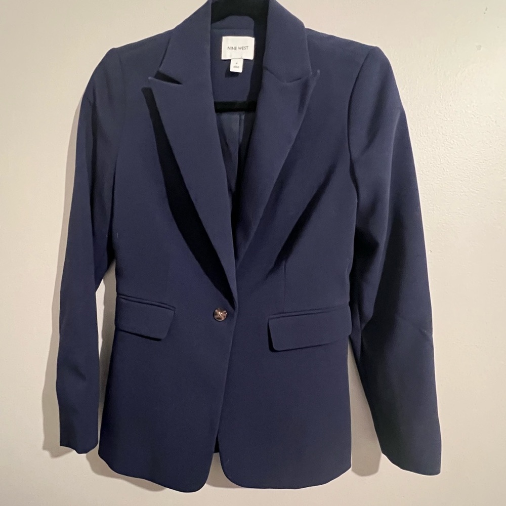 Nine West Dark Blue Women's Blazer